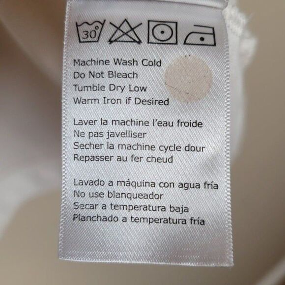 Tasc Performance Size XL Varsity Blocked Pique Polo Short Sleeve Black Bone - Picture 10 of 12